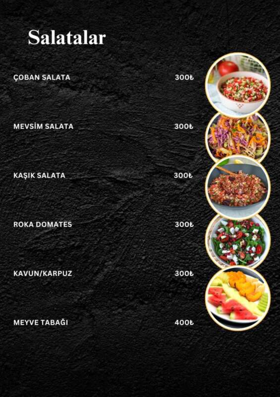 Dak Restaurant Menü